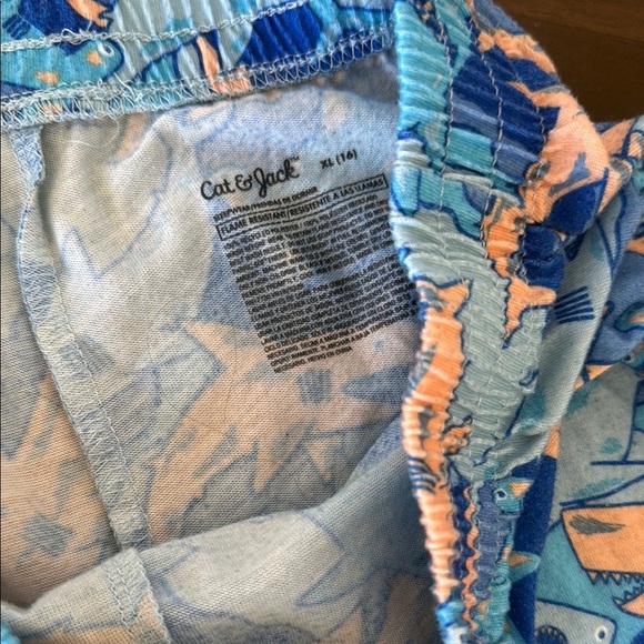 Cat & Jack Blue and Orange Pajama Set for Cozy Nights - Picture 3 of 5